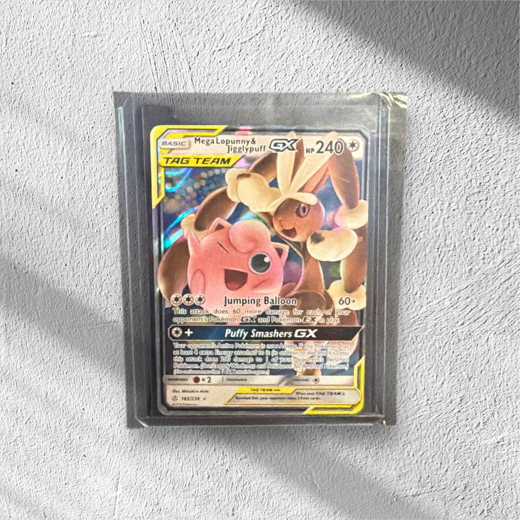 Mega Lopunny & Jigglypuff Tag Team GX Cosmic Eclipse 165/236 Holo Ultra Rare
